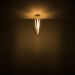 Лампа светодиодная филаментная Gauss E14 4,5W 2700К прозрачная 1031115