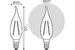 Лампа светодиодная филаментная Gauss E14 13W 2700K прозрачная 104801113