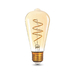 Лампа светодиодная филаментная Gauss E27 6W 2400K золотая 157802006