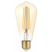 Лампа светодиодная филаментная Gauss E27 8W 2400K золотая 157802008