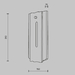 Настенный светильник Maytoni Modern Ventana MOD523WL-L15BG3K