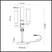 Настольная лампа Lumion Classi Kamilla 5275/3T