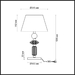 Настольная лампа Odeon Light Classic Candy 4861/1TB