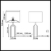 Настольная лампа Odeon Light Loop Midcent 7172/1T