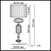Настольная лампа Odeon Light Terra Modern 5414/2TA