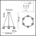 Подвесная люстра Lumion Comfi Luazana 8254/6