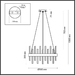 Подвесная люстра Lumion Moderni Mitsuko 5272/5
