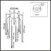 Подвесная люстра Lumion Stick Ledio 8400/27L