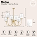 Подвесная люстра Maytoni Aura MOD016PL-06BS