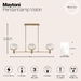 Подвесная люстра Maytoni Vision MOD411PL-03G