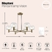 Подвесная люстра Maytoni Vision MOD411PL-06G