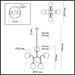 Подвесная люстра Odeon Light Loft Priama 4971/8