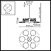 Подвесная люстра Odeon Light Riviera L-Vision 5450/99LB