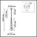 Подвесной светильник Lumion Moderni Solida 8087/1A