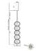 Подвесной светодиодный светильник Maytoni Golden Cage MOD216PL-L10G3K
