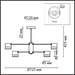 Потолочная люстра Lumion Comfi Lanika 8240/6C