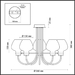 Потолочная люстра Lumion Lofti Ilona 3708/5C