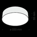 Потолочный светодиодный светильник Maytoni Zon C032CL-L32W4K