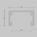 Шинопровод накладной Maytoni Technical Busbar trunkings Basity TRX172-112B