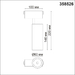 Трековый низковольтный светодиодный светильник Novotech Shino Kit 358526