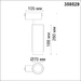 Трековый низковольтный светодиодный светильник Novotech Shino Kit 358529