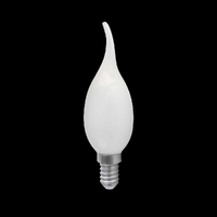 Лампа светодиодная филаментная Gauss E14 5W 2700К матовая 104201105