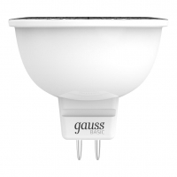 Лампа светодиодная Gauss GU5.3 6,5W 4100К матовая 1013527