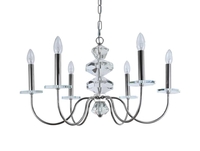 Люстра NEWPORT 3876/С nickel