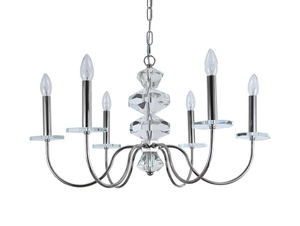 Люстра NEWPORT 3876/С nickel