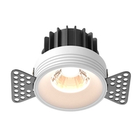 Встраиваемый светодиодный светильник Maytoni Round DL058-12W3K-TRS-W