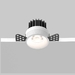 Встраиваемый светодиодный светильник Maytoni Round DL058-7W4K-TRS-W